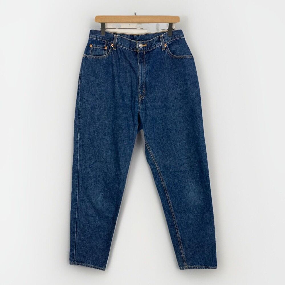 Vintage Levis 550 Womens 16 MIS M Blue Relaxed Tapered Leg Jeans 100% Cotton